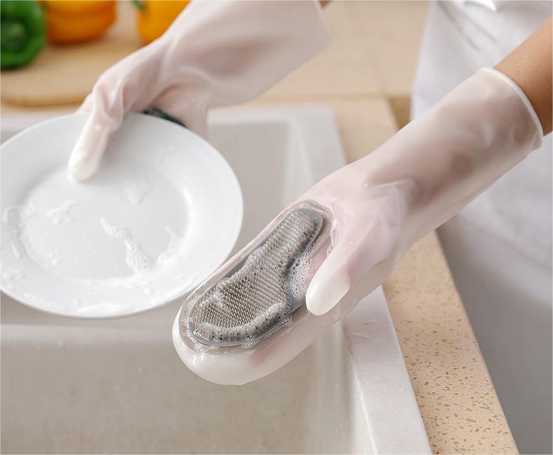 魔術洗碗手套家務刷碗防水廚房清潔